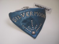 Kunstlederhalstuch Silvermoon in Grün